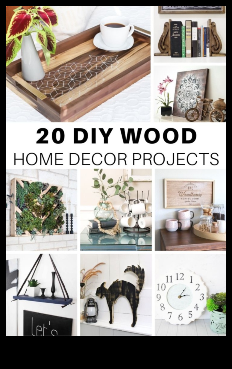 DIY Ξύλινη διακόσμηση σπιτιού: Δημιουργία κομψών και λειτουργικών κομματιών