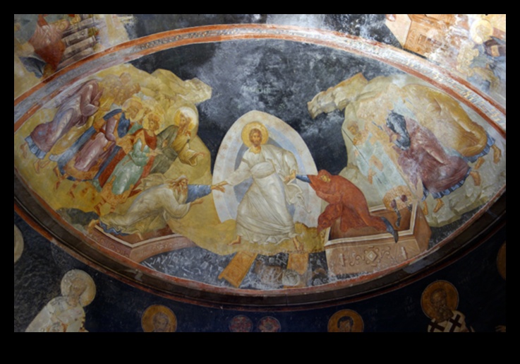 Ιερές Σιλουέτες Μινιμαλιστική Βυζαντινή Τέχνη σε Θεϊκές Φιγούρες 5 Ιερές Σιλουέτες: Απεικονίζοντας Ιερές Μορφές στη Βυζαντινή Τέχνη