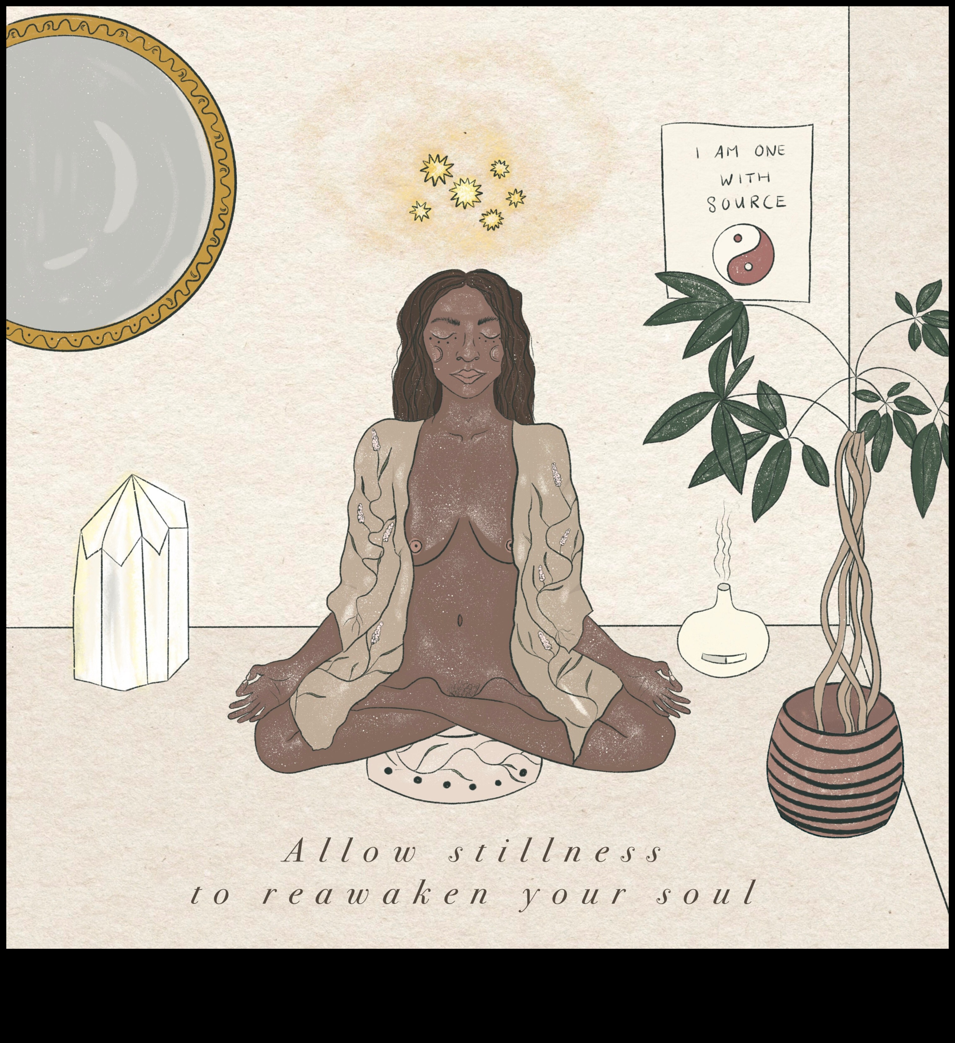 Soulful Silence Over Centuries: The Meditation